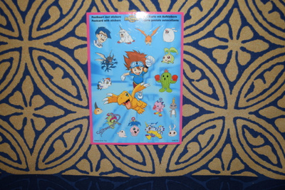 Postikortti Digimon digital monsters tarra Tai