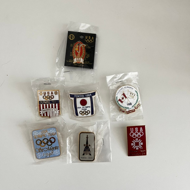 USA Olympiajoukkue pinssejä 7kpl
