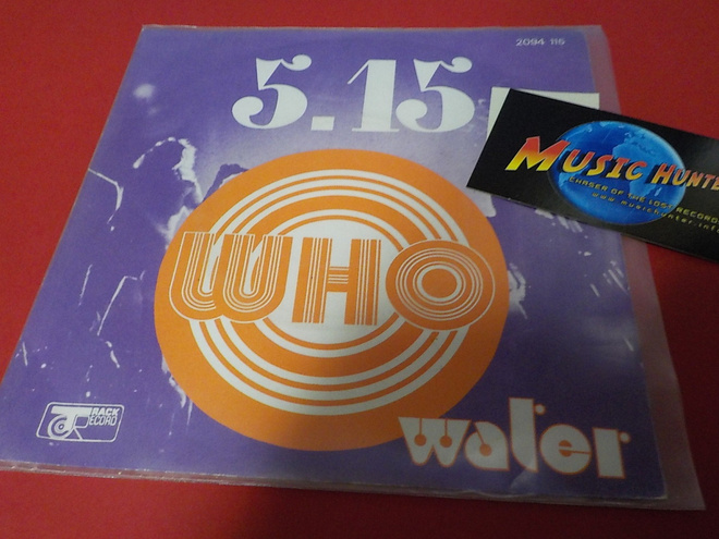 THE WHO - 5.15 / WATER M-/M- 7'' SINGLE