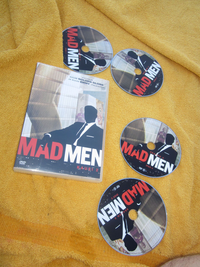 MAD MEN: Kausi 2 (4DVD) eritt, hyväkuntoiset