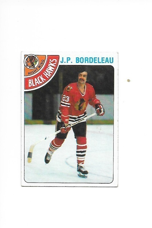 1978-79 Topps #101 J.P.Bordeleau Chicago Blackhawks