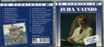JUHA VAINIO . CD-LEVY . 20 SUOSIKKIA - KÄYN AHON LAITAA