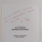 Sani Liljenbäck : Erotiikan ruututarha (signeerattu, teki... - pikkukuva 3