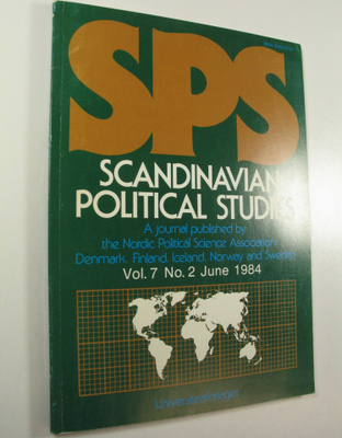Krister (toim.) Ståhlberg : Scandinavian political studie...