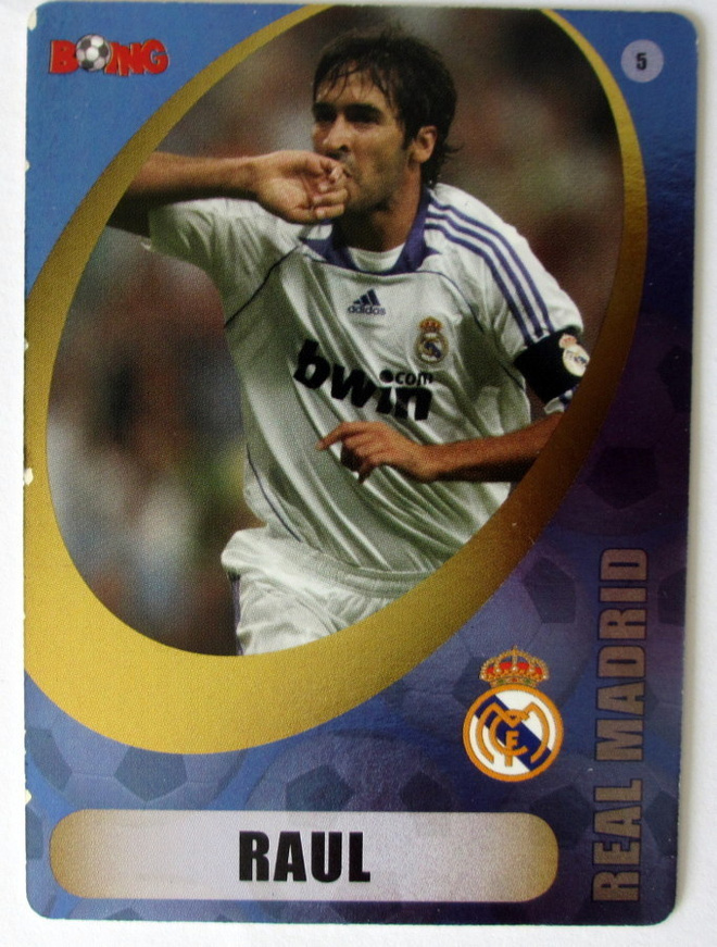 RAUL GONZALEZ Boing Kultainen nro 5