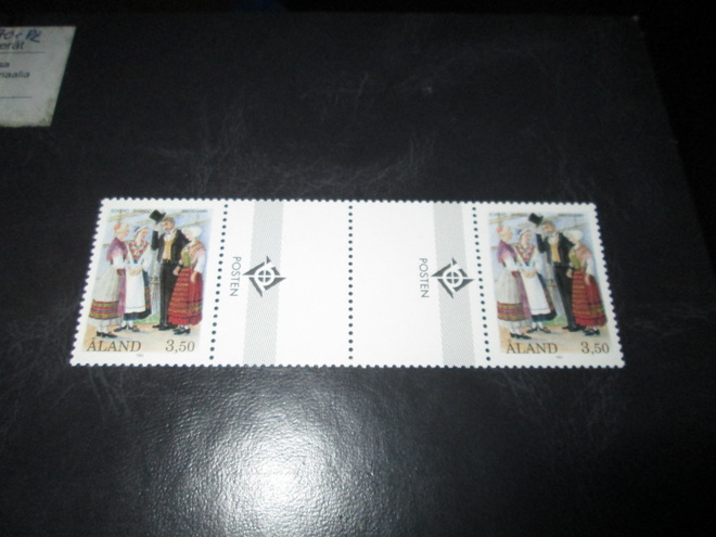 1993 välilöpari Kansanpuvut 3,50mk postituore