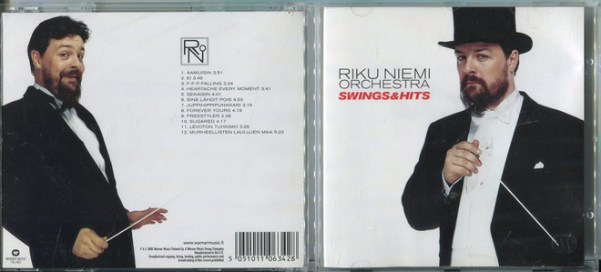 RIKU NIEMI ORCHESTRA . CD-LEVY . SWINGS & HITS