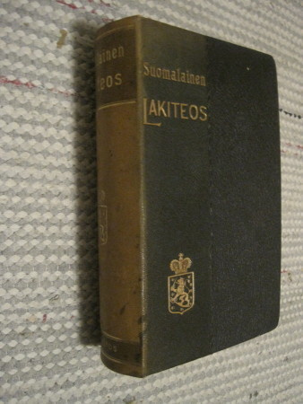 Ruotsin valtakunnan laki 1734 , 4.p. 1909