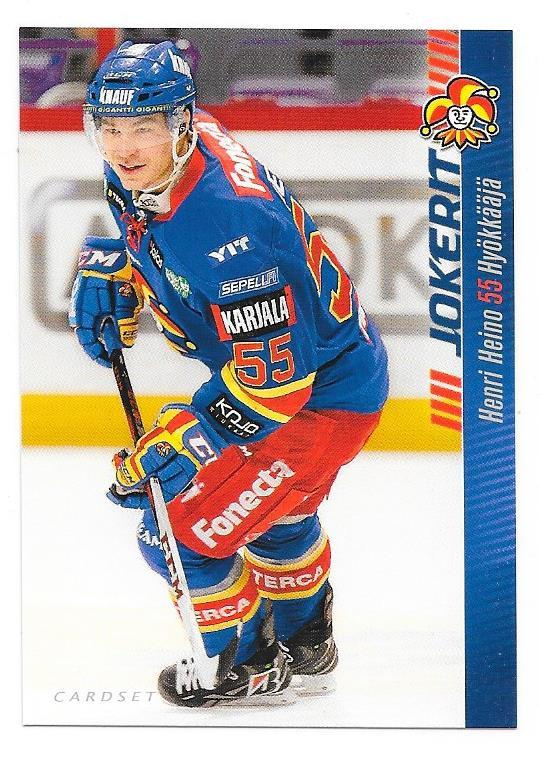 2012-13 CardSet #226 Henri Heino Jokerit