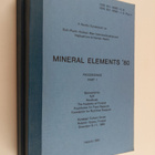 Pekka Koivistoinen : Mineral Elements '80 : Proceedings 1-2 - pikkukuva 1