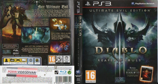 Diablo 3	(12 170)	k		PS3					ultimate evil ed.(+orig diablo