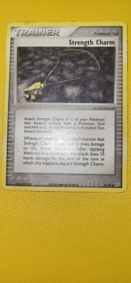 Strength Charm (MA 74) EX Team Magma vs Team Aqua card