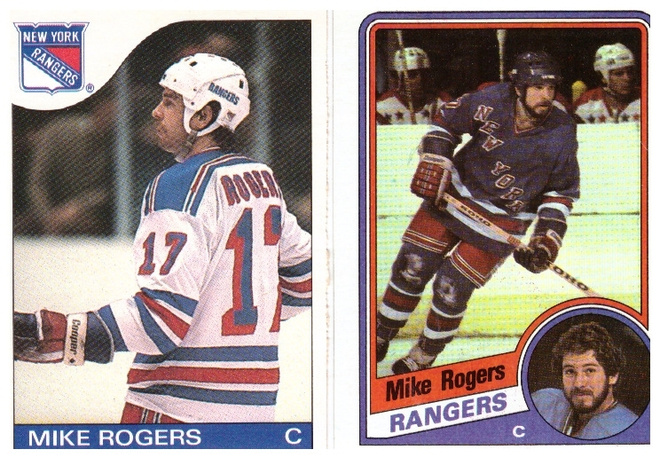 2 x Legenda MIKE ROGERS New York Rangers