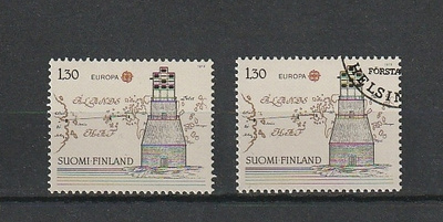 1979 Eurooppa merkki 1,30mk leimattuna ja **