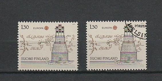 1979 Eurooppa merkki 1,30mk leimattuna ja **