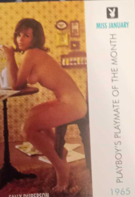 Playboy keräilykortti Sally Duberson 1965