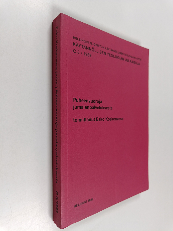 Esko (toim.) Koskenvesa : Puheenvuoroja jumalanpalveluksesta