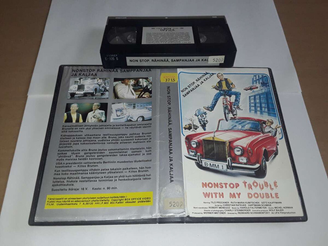 Non Stop, rähinää, sampanjaa ja kaljaa - SFX VHS