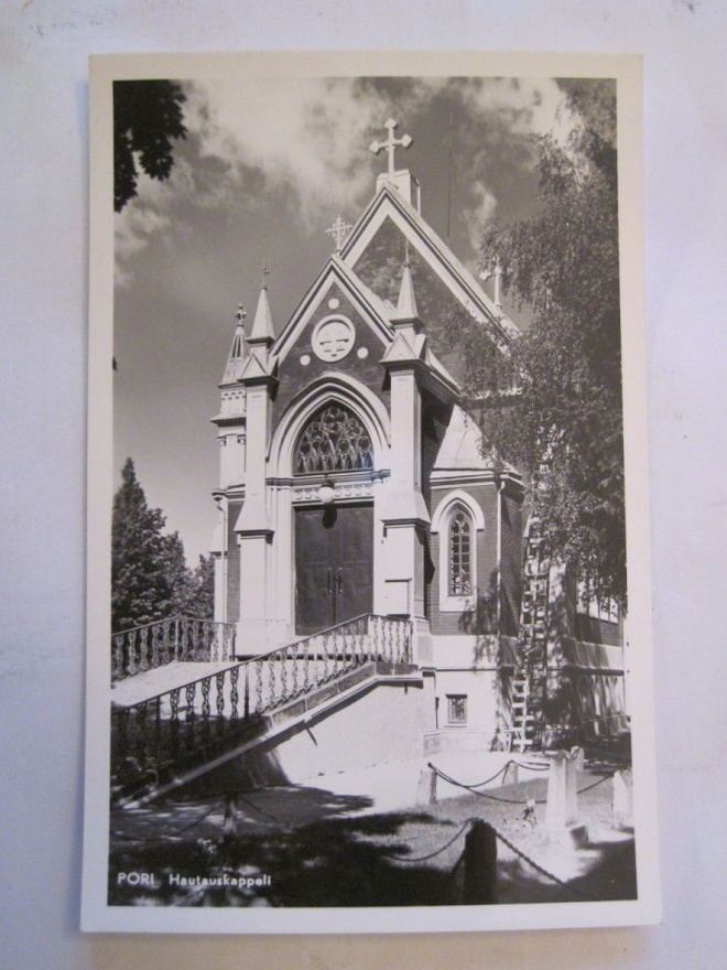 VANHA Postikortti Pori 1950-l Alkup.Mallikappale