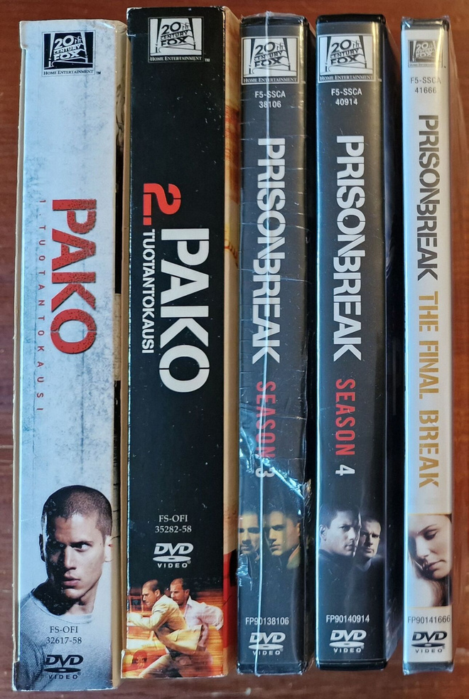 Pako kaudet 1-4 dvd boxit + Lopullinen pako elokuva
