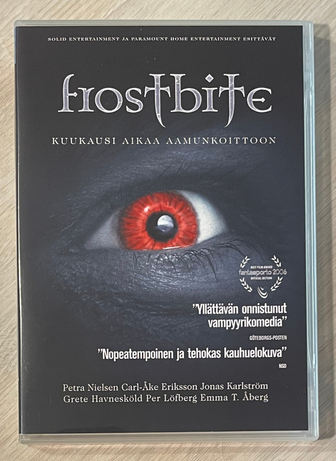 Frostbite (2006) palkittu ruotsalainen vampyyrikauhukomedia