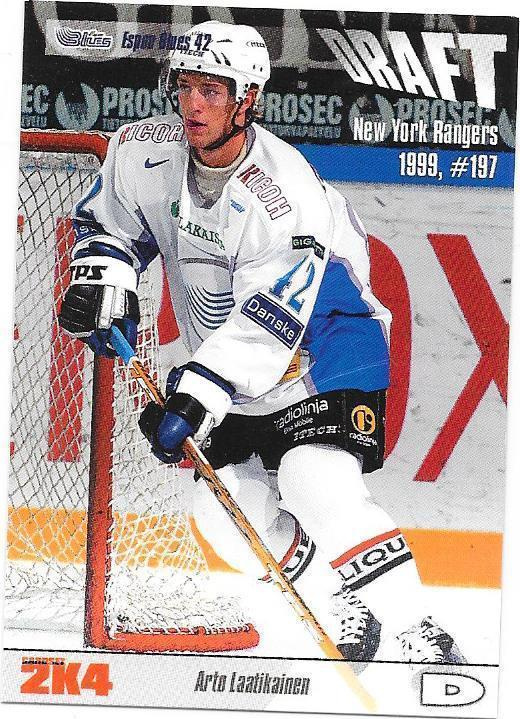2003-04 CardSet #6 Arto Laatikainen Espoo Blues