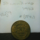 Ranska 50 centimes 1933, km#894.1, suljettu 9 - pikkukuva 1