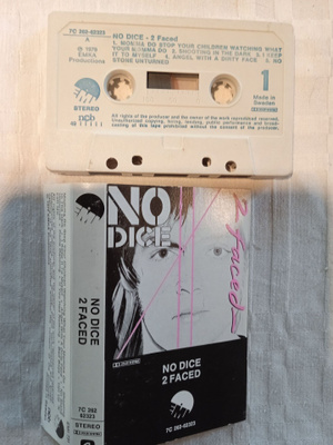 C- KASETTI: NO DICE : 2 FACED VUODELTA 1979