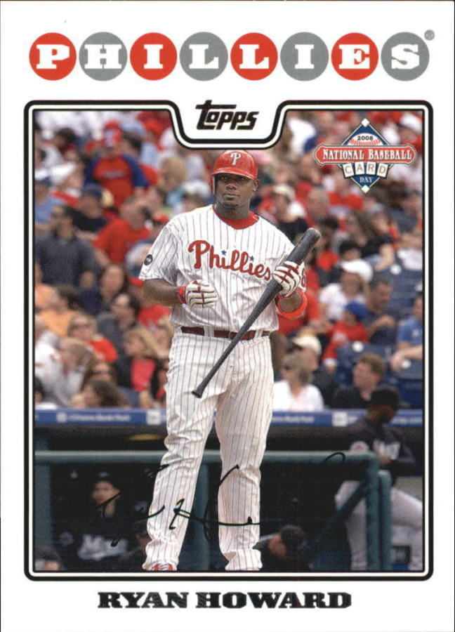 2008 Topps National Baseball Card Day #3 Ryan Howard
