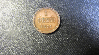 1 penni 1874