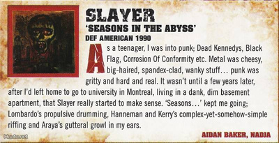 Slayer: 5 – Seasons in the Abyss • LUE MERKITYS
