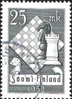 1952 X Shakkiolympialaiset leimattu LaPe 412