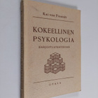 Kai von Fieandt : Kokeellinen psykologia harjoitustehtävinä - pikkukuva 1