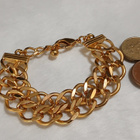 21k kullattu Kanadalainen rannekoru Gold plated - pikkukuva 5
