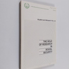 The role of research in social security - pikkukuva 1