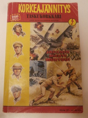 Sarjakuvat  12. Korkeajännitys, taskukorkkari, Japanin mahti