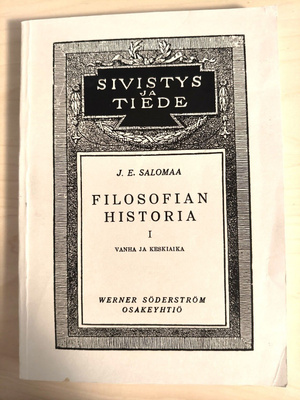J. E. Salomaa: Filosofian historia Osat 1 ja 2