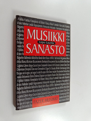 Lepo Laurila : Musiikkisanasto