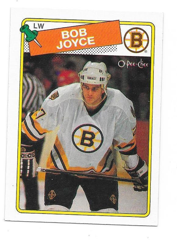 1988-89 OPC #2 Bob Joyce Boston Bruins