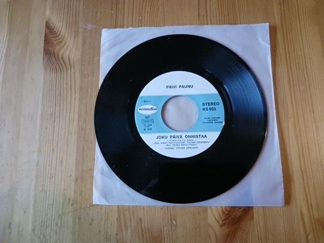 Päivi Paunu – Joku Päivä Onnistaa 7" Funk/Soul, Pop 1976