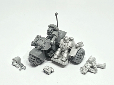 WH40K - Space Marine Attack Bike [A37]