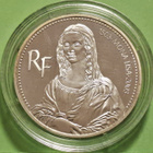Ranska. Mona Lisa, Leonardo da Vinci, hopea raha. (KD5) - pikkukuva 1