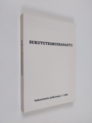 Erkki Hase : Sukututkimussanasto