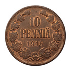 10 penniä 1915 - hienokuntoinen! - pikkukuva 1