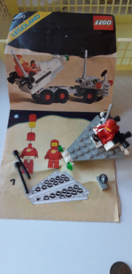 Lego 6870 ohje, alkurakennelma ja astronautti, -80 luku