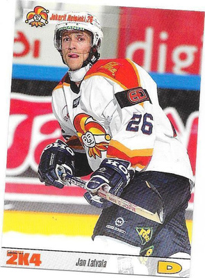 2003-04 CardSet #60 Jan Latvala Jokerit