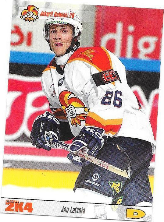 2003-04 CardSet #60 Jan Latvala Jokerit