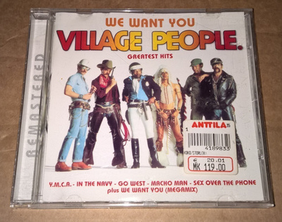 VILLAGE PEOPLE WE WANT YOU GREATEST HITS CD 1999