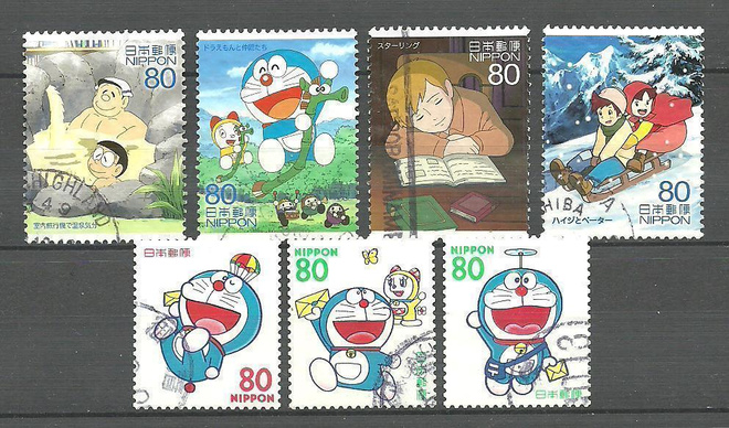 ANIME Manga Doraemon piirroshahmot merkkejä JAPANI