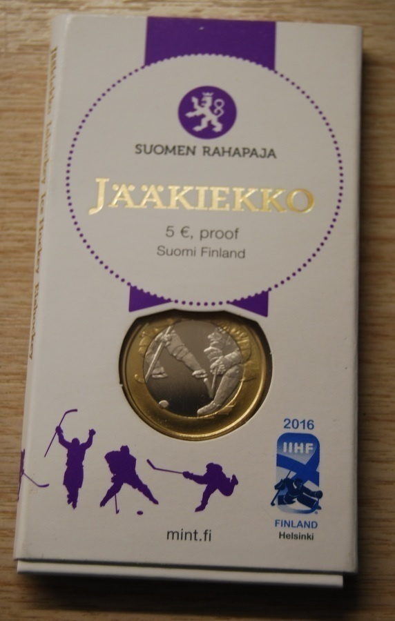 SUOMI: 5 Euro Proof Urheilu - Jääkiekko